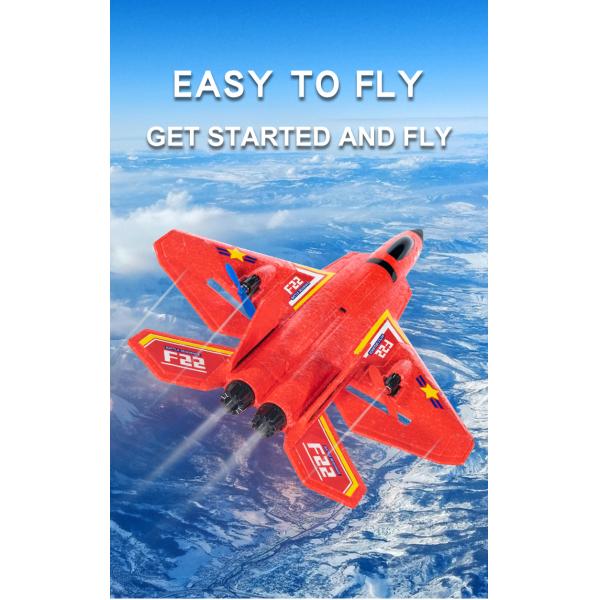 F22 2.4g 2.5ch Waterproof Foam Airplane Aeroplane Toy R4s Rcm Jet Fighter Glider Avion Remote Control Aerodone Aircraft Rc Plane