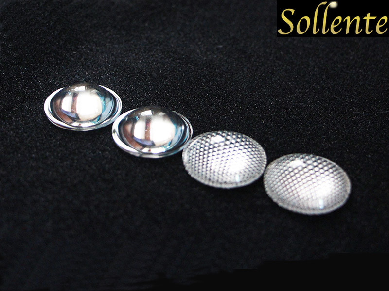 China LED Spot Light PC Plano Convex Lens High Efficiency 60 Degree wholesale