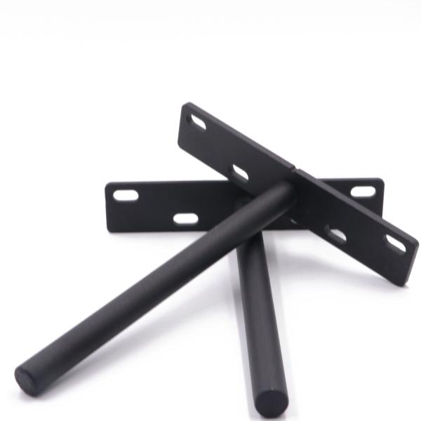 Decorative Invisible Blind Hidden Metal Slatwall Mount Floating Shelf Support Bracket for Wood