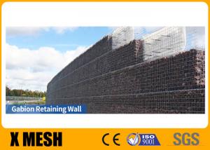 China Hot Galvanized Gabion Wire Mesh Baskets Retaining Wall Spirals / Helicals Connected wholesale