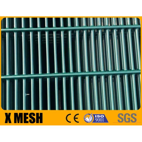 Green Powder Coated Anti Climb Mesh Fence High Security 358 Anti Cut Prison Mesh For Industrial