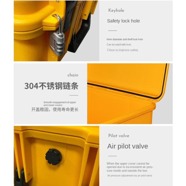 Heavy-Duty Waterproof Tool Storage Case IP67 with Custom Lining