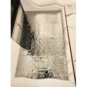 Elegant Stainless Steel Kitchen Backsplash Ripple Panel Durable Stylish Wave