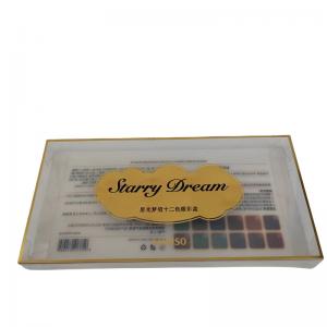 China Clear Eyeshadow Box Packaging Plastic Recyclable Foldable OEM wholesale