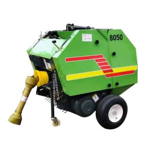 China Mini Round Hay Baler Machine Agriculture Implement with Tractor for Farm Use wholesale
