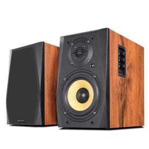China 100W Wood Color Bluetooth Studio Speaker With 6 Ohms Impedance wholesale