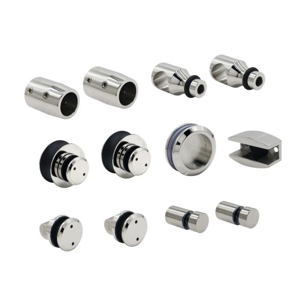 8-12 Thick Safe Glass Barn Door and Hardware Kit with 304 Stainless Steel Material