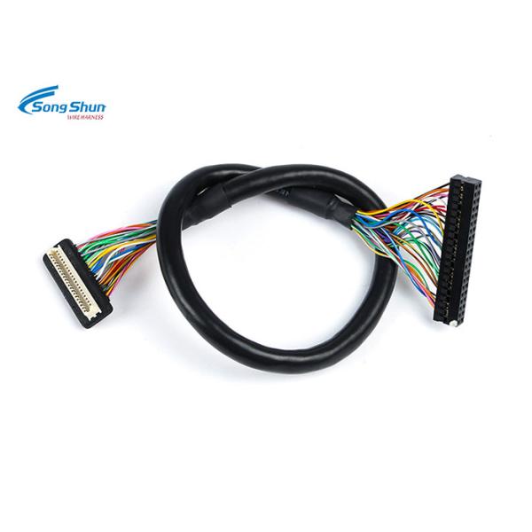 40Pin LVDS Cable Assembly 31Pin Dupont 2.0mm Bare Copper Conductor High Speed Video