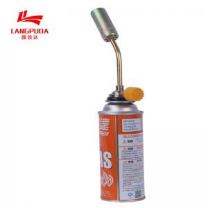 China Manual Ignition 20cm Gas Heating Torch , Zinc Alloy Cooking Torch Lighter wholesale