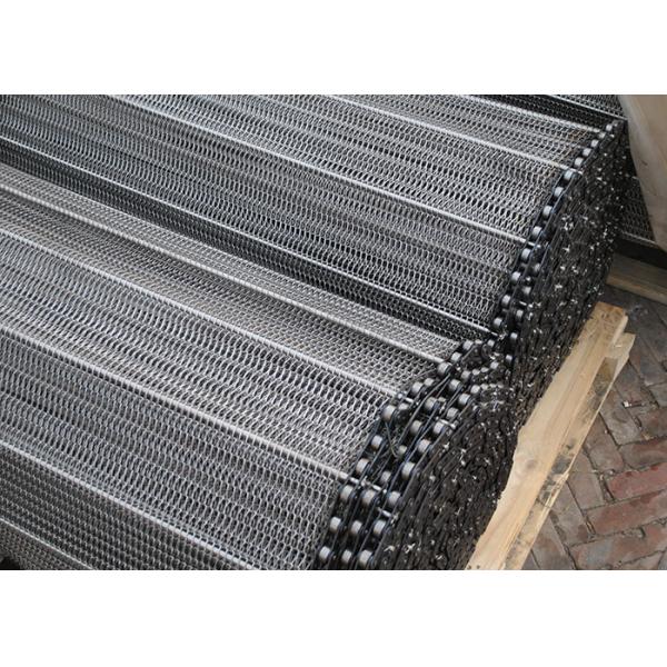 Food Grade 304 Stainless Steel Spiral Mesh Belt 4m Width