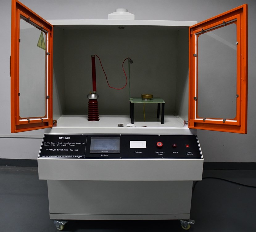 IEC 60243-1 Insulating Material Testing Machine 0~50kV Breakdown Voltage Lab