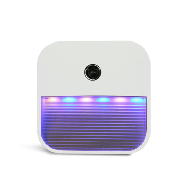Plug-in Night Light, Warm White LED Nightlight, 4 Level Brightness Dusk-to-Dawn Sensor Light