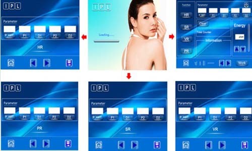 IPL hair removal machine skin rejuvenation machine ipl xenon flash lamp