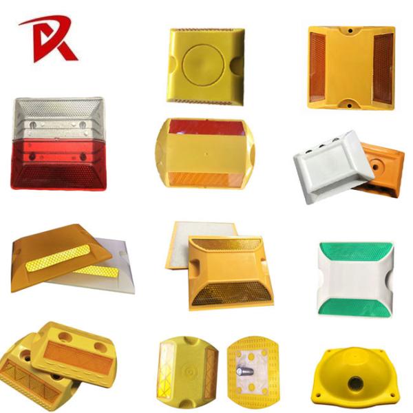 115x80x17mm High Visibility Reflective Raised Markers ABS Road Stud for Chile Filled with Sand Studs