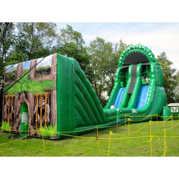 0.55mm PVC Large Inflatable Slide Blow Up Slippery Slide For Adults And Kids