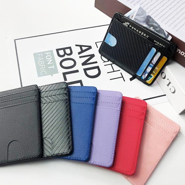 Durable Carbon Fiber RFID Wallet for Safe Business Card Storage 0.1kg Package Weight