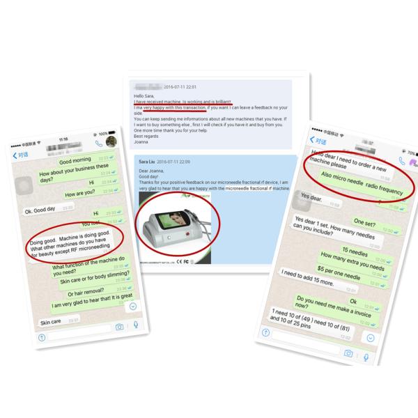 8.4 inch touch screen 5 Mhz frequency Microneedle fractional RF machine 80W output