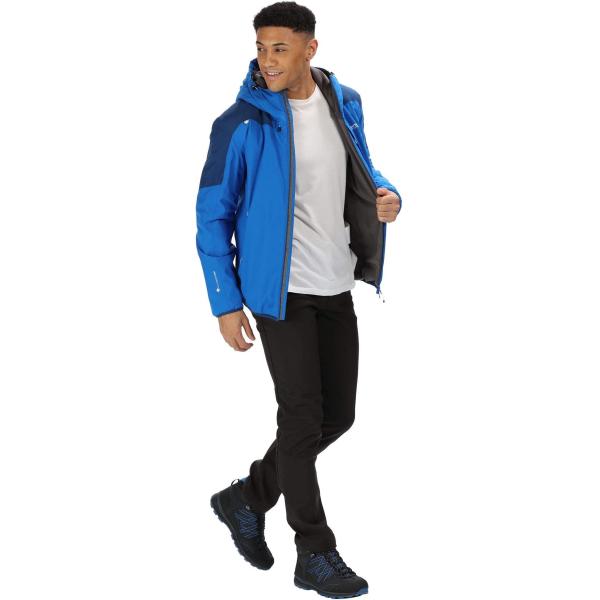 Quality ‎Oxford Prussian Elastic Lined Waterproof Hooded Walking Coat for sale