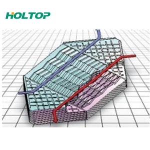 China Custom HVAC Plate Heat Exchanger Cross Counterflow Flow Pattern wholesale