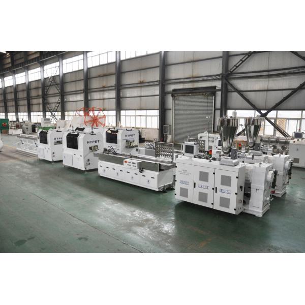 Shenzhen HYPET Popular PVC Wire Duct Cable Extrusion Machine With Punching Machine And Slotting Machine