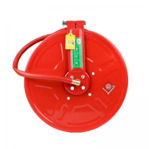 China Disk Distance Thickness 1.2mm Fire Reel Diskette Fire Hose Reel Length 25m on sale