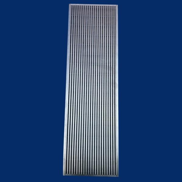 wedge wire screen panel or v wire filter plate or johnson screen plate / arc screen plate / sieve bend screens