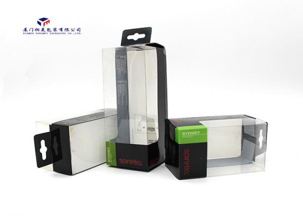 Quality Safe PET Materials Reusable Custom Plastic Box Packaging Clear Window 18.7cm Height for sale