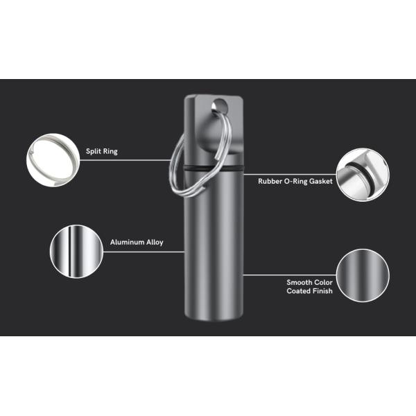 Keychain Pill Holder Salient Features EZLAD
