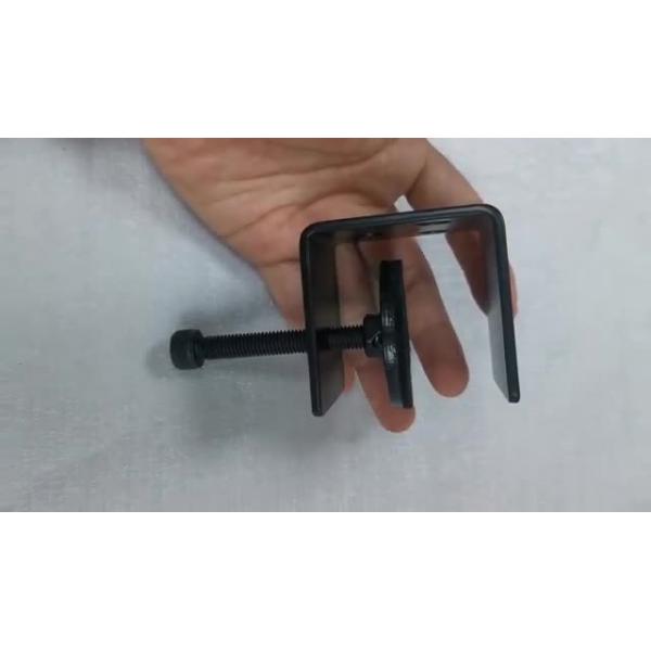 Triangle Bracket Wall Mount Steel C-clamp for Wooden Bookshelf Adjustable Shelf Support