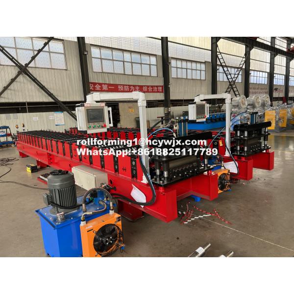 Efficient Robust Corrugated Roll Forming Machine With H Beam Machine Base