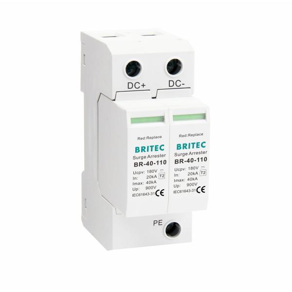 BR-40-110 DC SPD Surge Protection Device Dc Surge Suppressor 40kA 110v Pv Surge Arrester