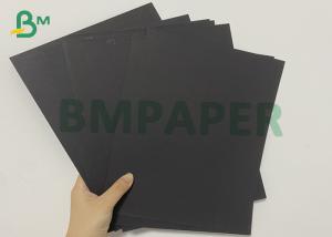 China 110 - 200gsm Black Card Paper Printing Business Card Notebook Cover on sale