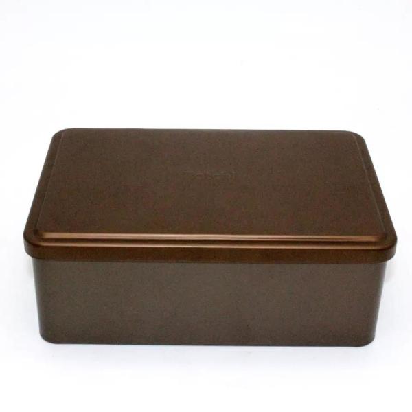 Custom Tin Can Rectangular Coffee Tea Candy Spice Bean Packaging Tin Box Metal Tinplate