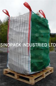 China Firewood ventilated mesh bulk bags with 100% vigin polypropylene wholesale