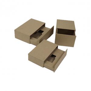 China 3mm Essential Oil Paper Box , 1800GSM PMS Kraft Paper Drawer Box wholesale