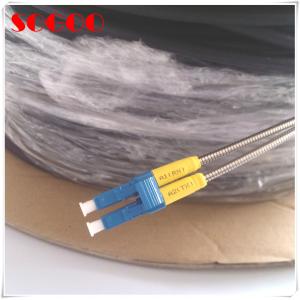 China Outdoor Duplex Fiber Opitc Patch Cord PDLC-DLC Waterproof Single Mode wholesale
