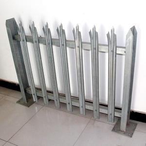 2.4m Height Steel Palisade Fencing With Powder Coating Finished Surface