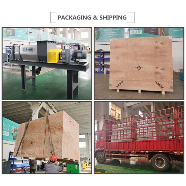 Automatic TOGO Kitchen Waste Shredder Machine Garbage Dewatering Machine