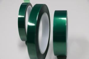 China Jumbo roll Green Polyester silicone adhesive tape wholesale