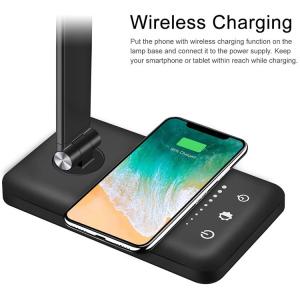 2in1 Foldable Desk Lamp 10W QI Wireless Charging Pad
