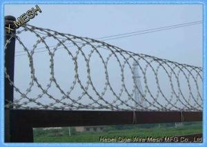 China Heavy Galvanised Concertina Razor Wire Barbed Tape Security Fencing wholesale
