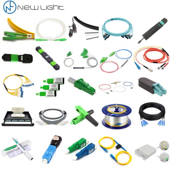 Grey LSZH Out Jacket Multimode 6C LC Optical Fiber Patch Cord