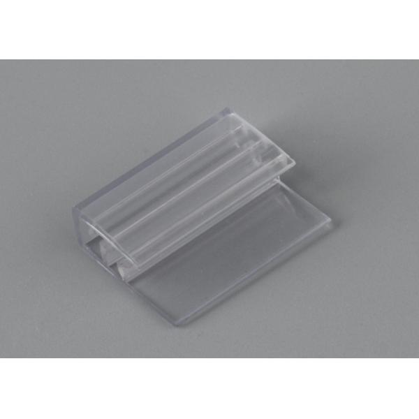 Customized Sign Holder Ragid and Flexible PVC , Hinges with Adhesive Bottom