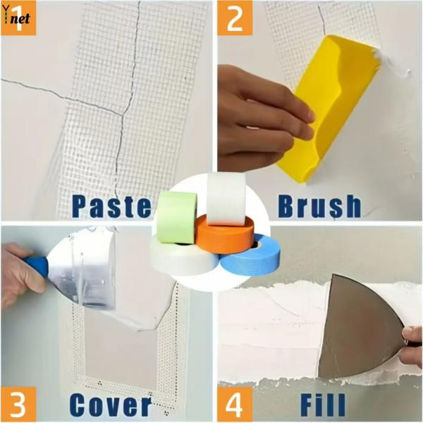 self adhesive fiberglass mesh tape 5cm*90m fiberglass mesh tape self adhesive drywall joint tape