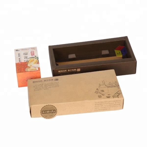 Matt Lamination Eco-Friendly Paper Meat Pie Packaging Box for Sustainable Packaging