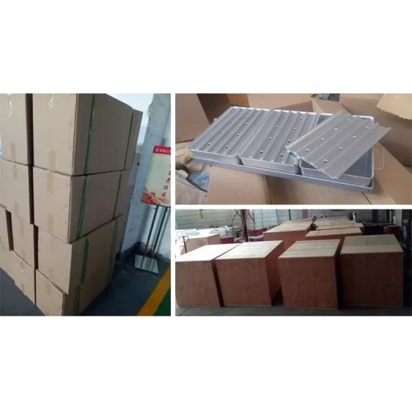block fast freezing Aluminum freezer pan with lid, eco-friendly aluminum freezing box, frozen shrimp block equipment