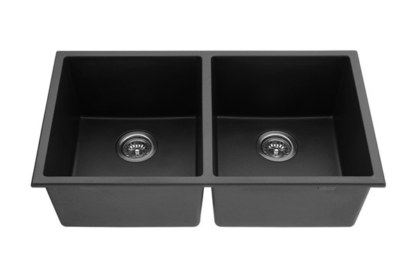 undermount granite kitchen sink double bowl