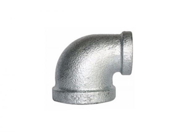 Quality ASTM  Standard 90 Degree Fittings Galvanizated Malleable Elbow With Rib for sale