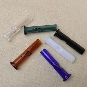 China Blue Glass Bong Attachment Heady Dry Herb Cypress Phuncky Holder wholesale