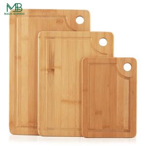 China Bamboo Cutting And Serving Boards With Holder wholesale